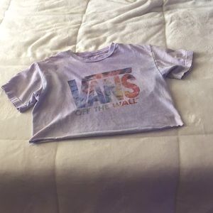 Purple vans women’s T-shirt custom